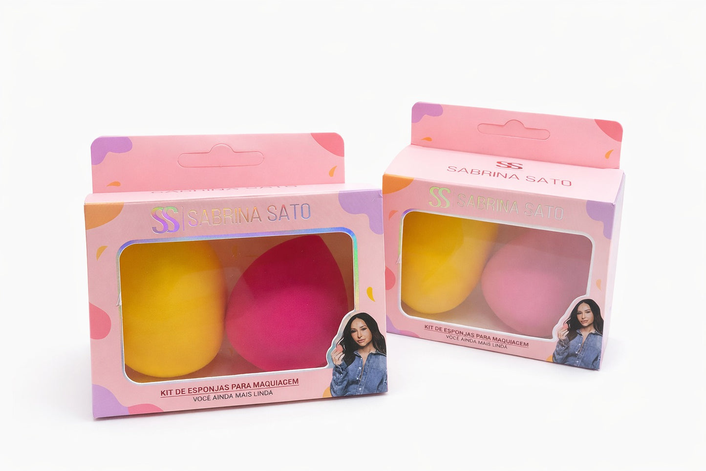 Kit com 2 Esponjas para Maquiagem – Sabrina Sato