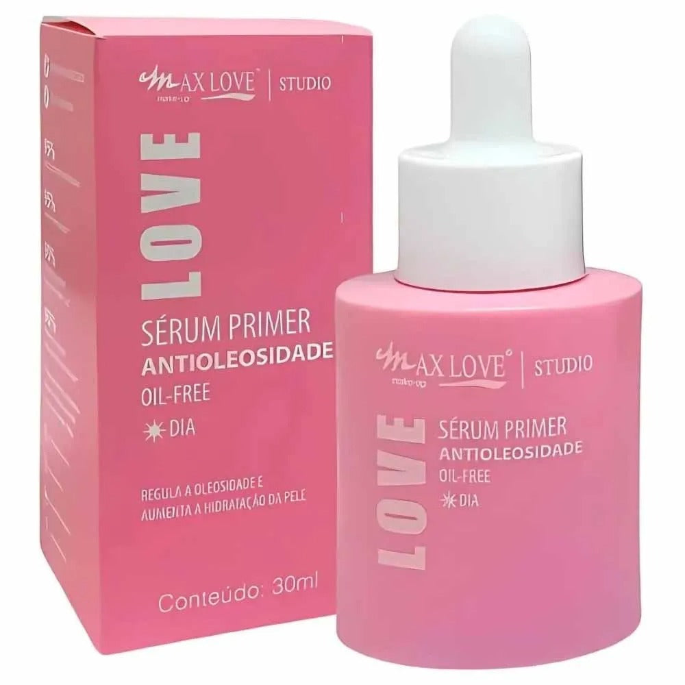 Sérum Facial Primer Antioleosidade Oil-Free – Max Love