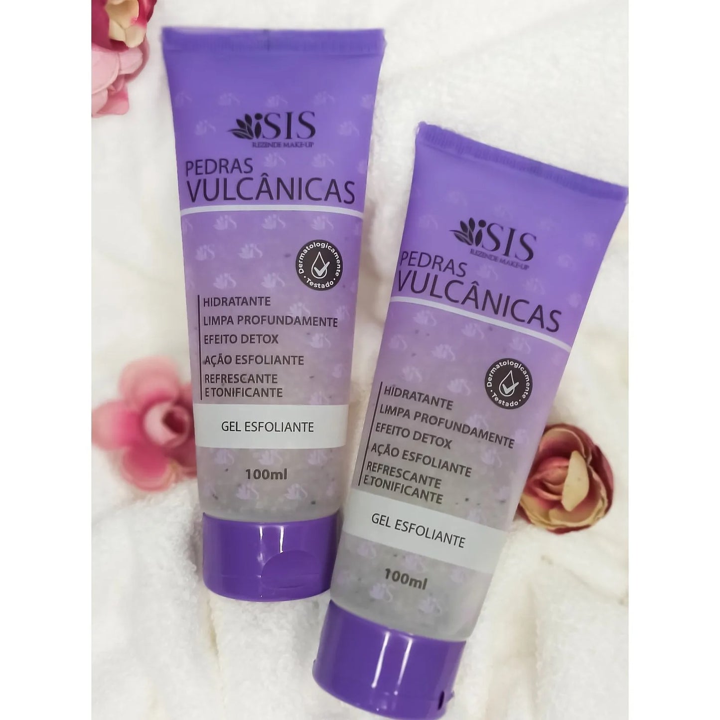 Gel Esfoliante Facial Pedras Vulcânicas - Isis Makeup