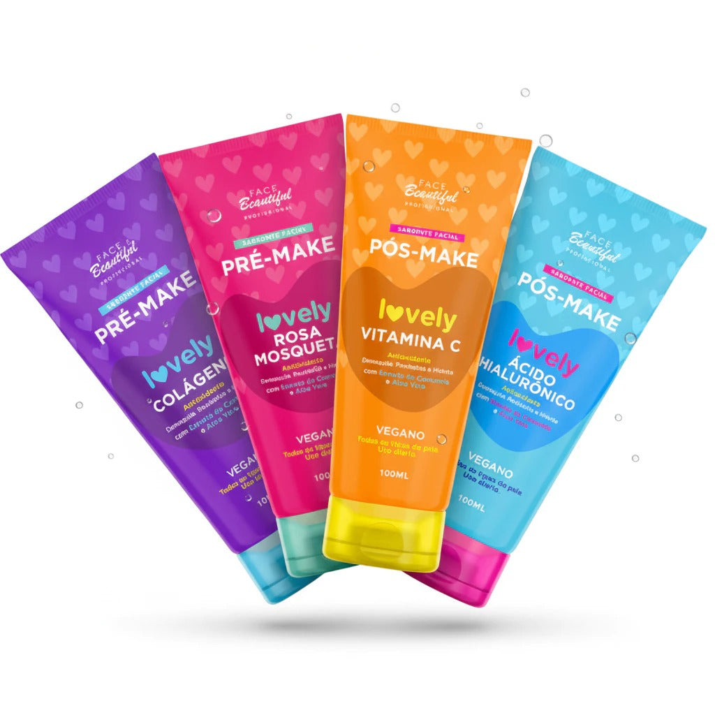 Sabonetes Faciais Lovely – Pré e Pós Make