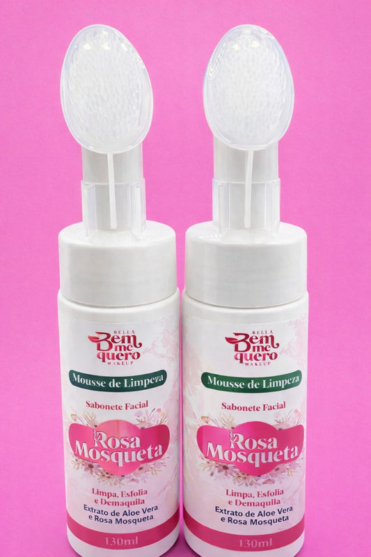 Mousse de Limpeza Facial Rosa Mosqueta – Bella Bem Me Quero