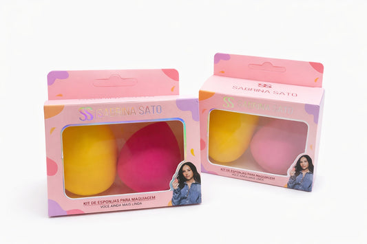 Kit com 2 Esponjas para Maquiagem – Sabrina Sato