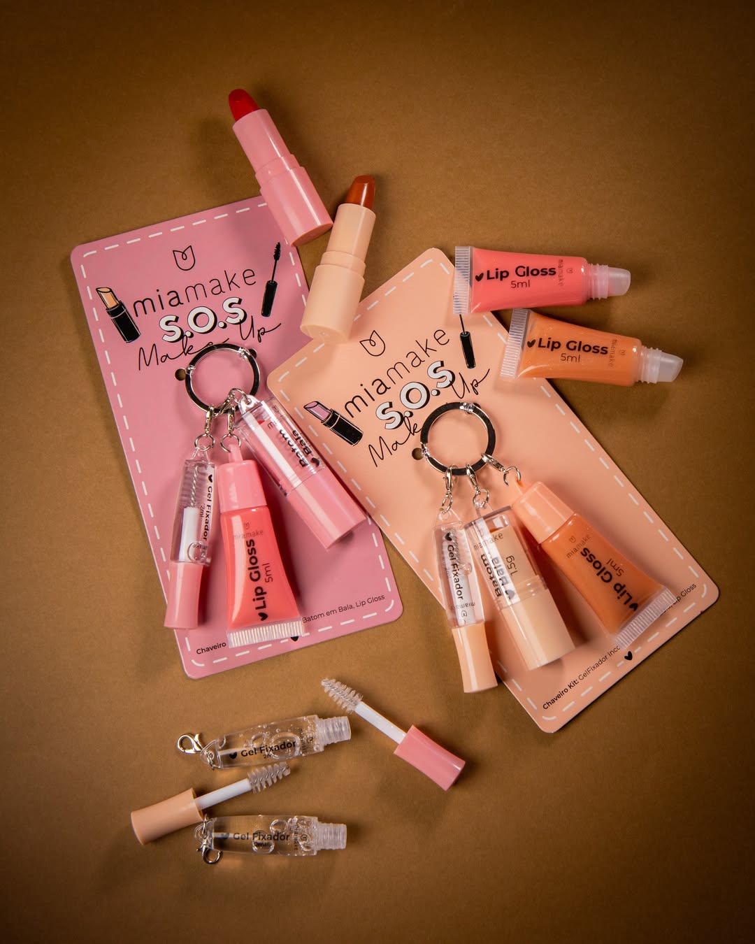 Kit SOS Make Up Chaveiro - Mia Make