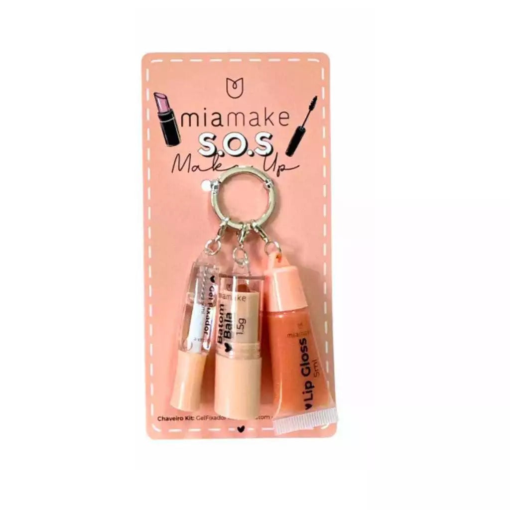 Kit SOS Make Up Chaveiro - Mia Make