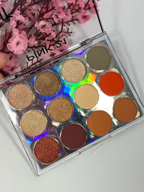 Paleta de Sombras Your Way – Pink21 (12 Cores)