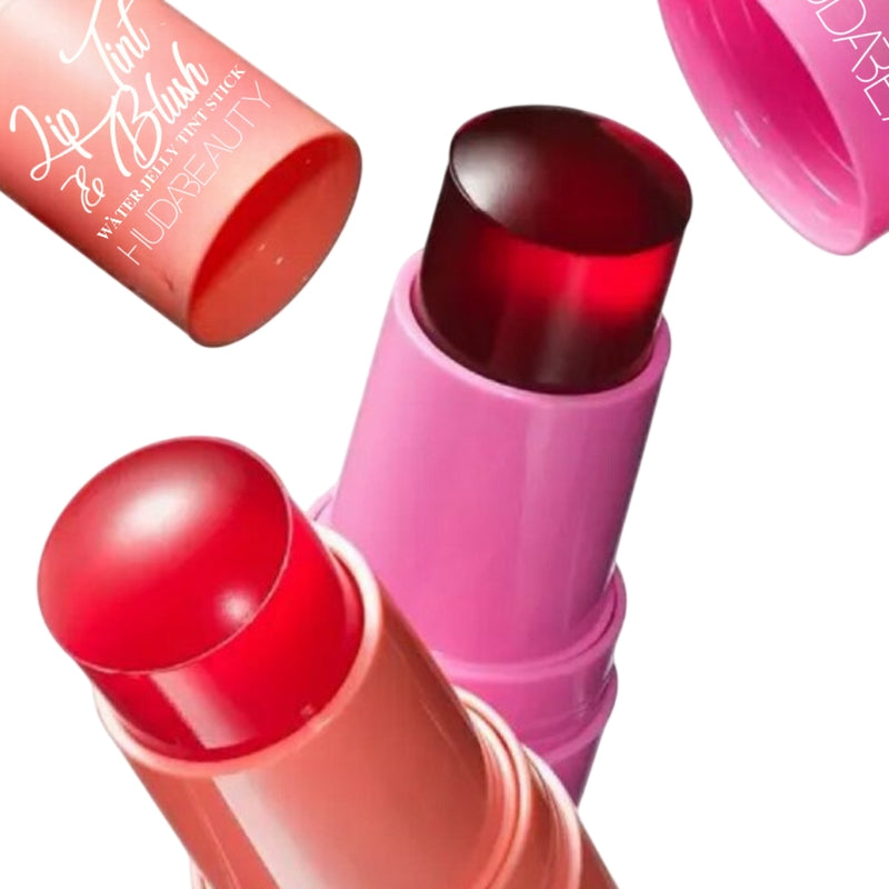 Blush Gelatina – Lip Tint e Blush Water Jelly Stick – Huda Beauty