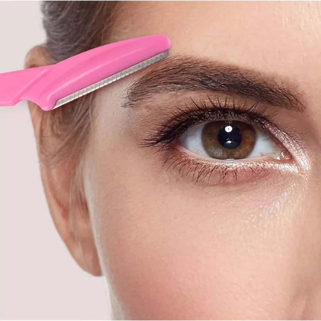Kit Com 6 Navalhas para sobrancelha EyeBrow Razor