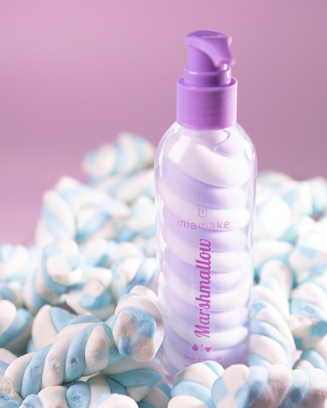 Hidratante Corporal Marshmallow Gel + Creme Mia Make – Textura Leve, Hidratação e Toque Macio