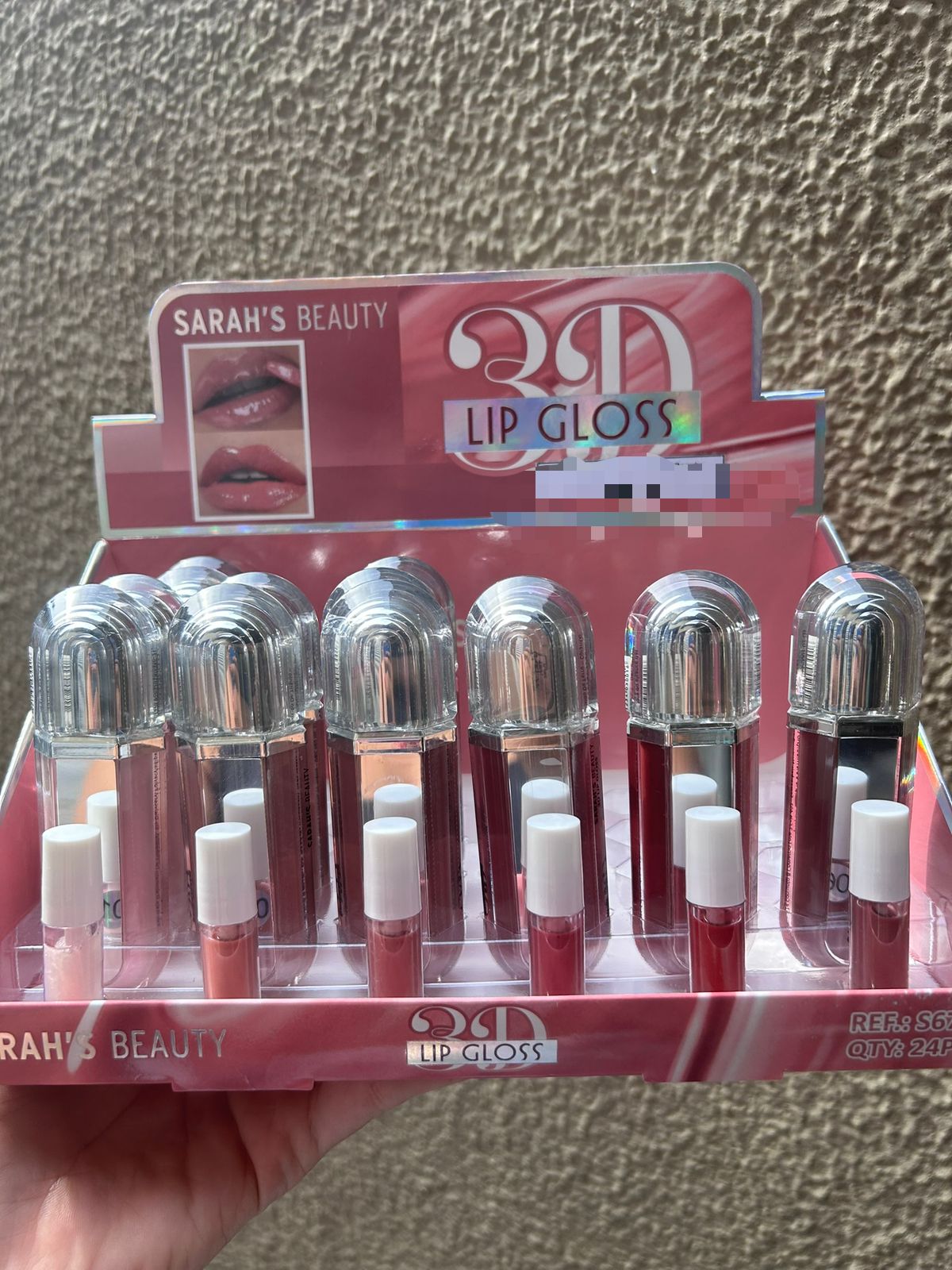 Lip Gloss Efeito 3D - Sarah’s Beauty