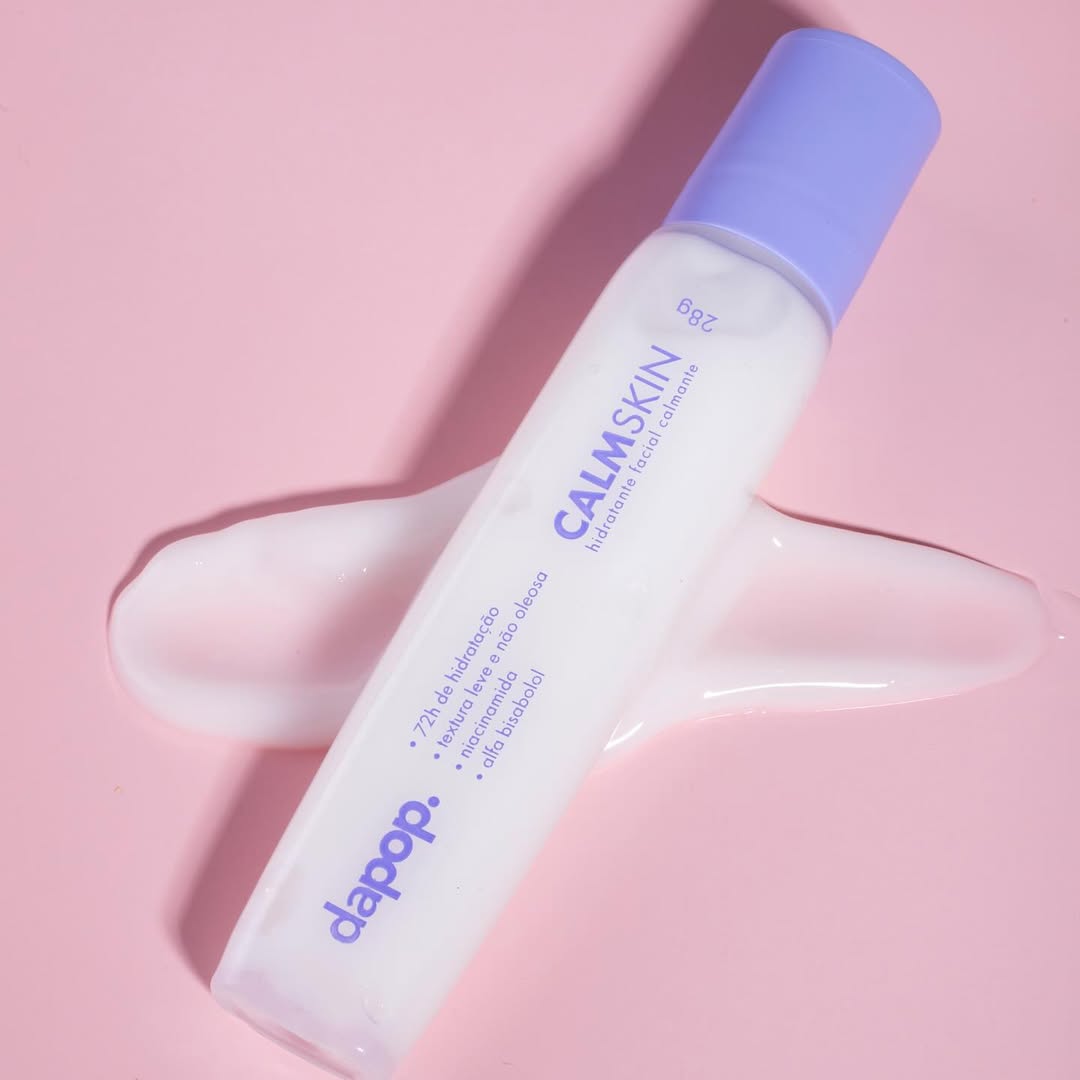 Hidratantes faciais Dapop – LINHA CALMSKIN & VITASKIN