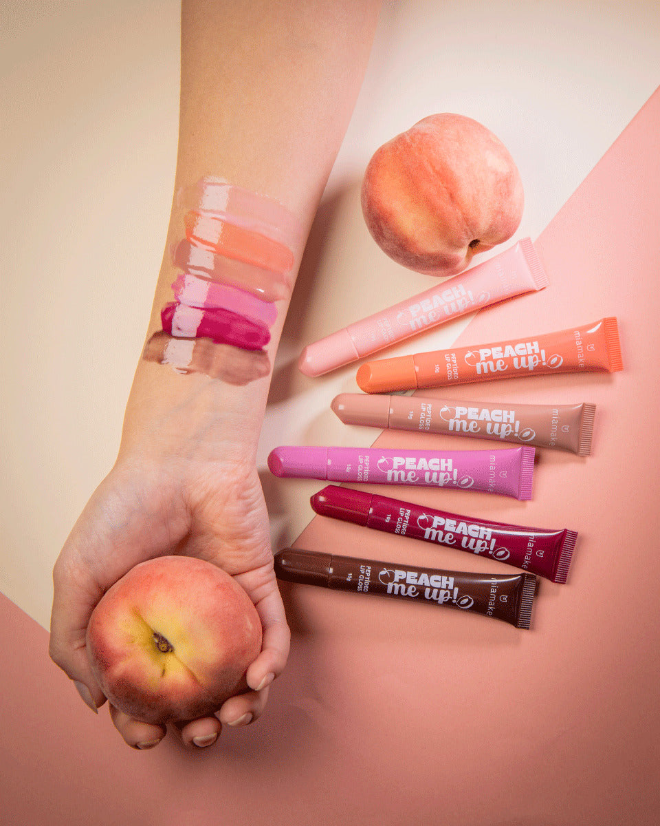 Lip Gloss Peptídeo Peach Me Up – Mia Make