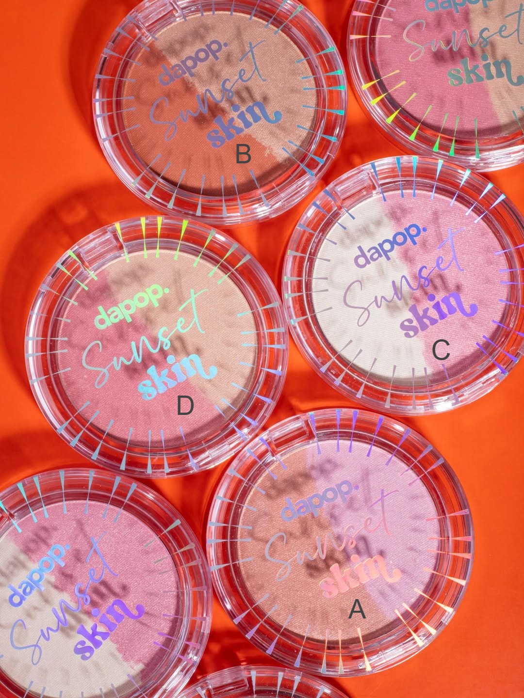 Duo Mosaico Sunset Skin – Dapop (Iluminador e blush)