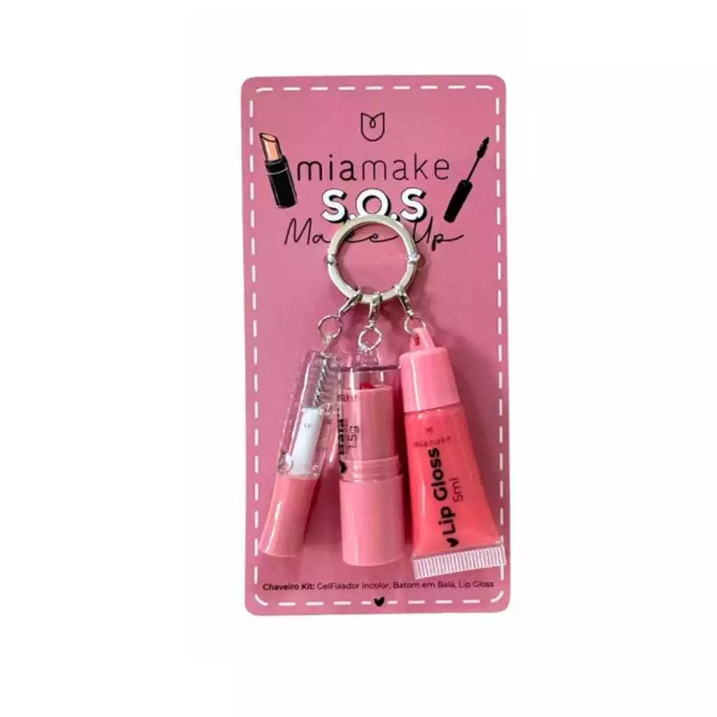 Kit SOS Make Up Chaveiro - Mia Make